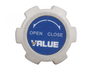 Blue aluminum dial to pressure gauge